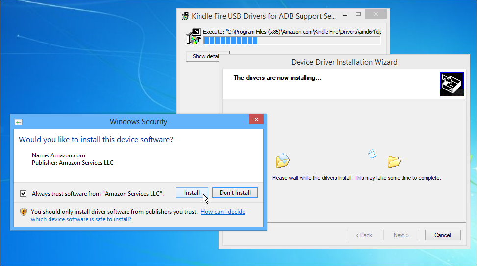 kindle fire driver for windows 7