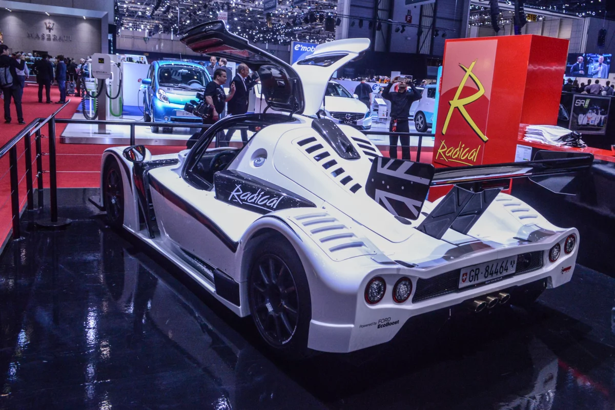 The rear end aero detailing on the Radical RXC Turbo 500 would not seem out of place at Le Mans (Photo: CC Weiss/Gizmag.com)