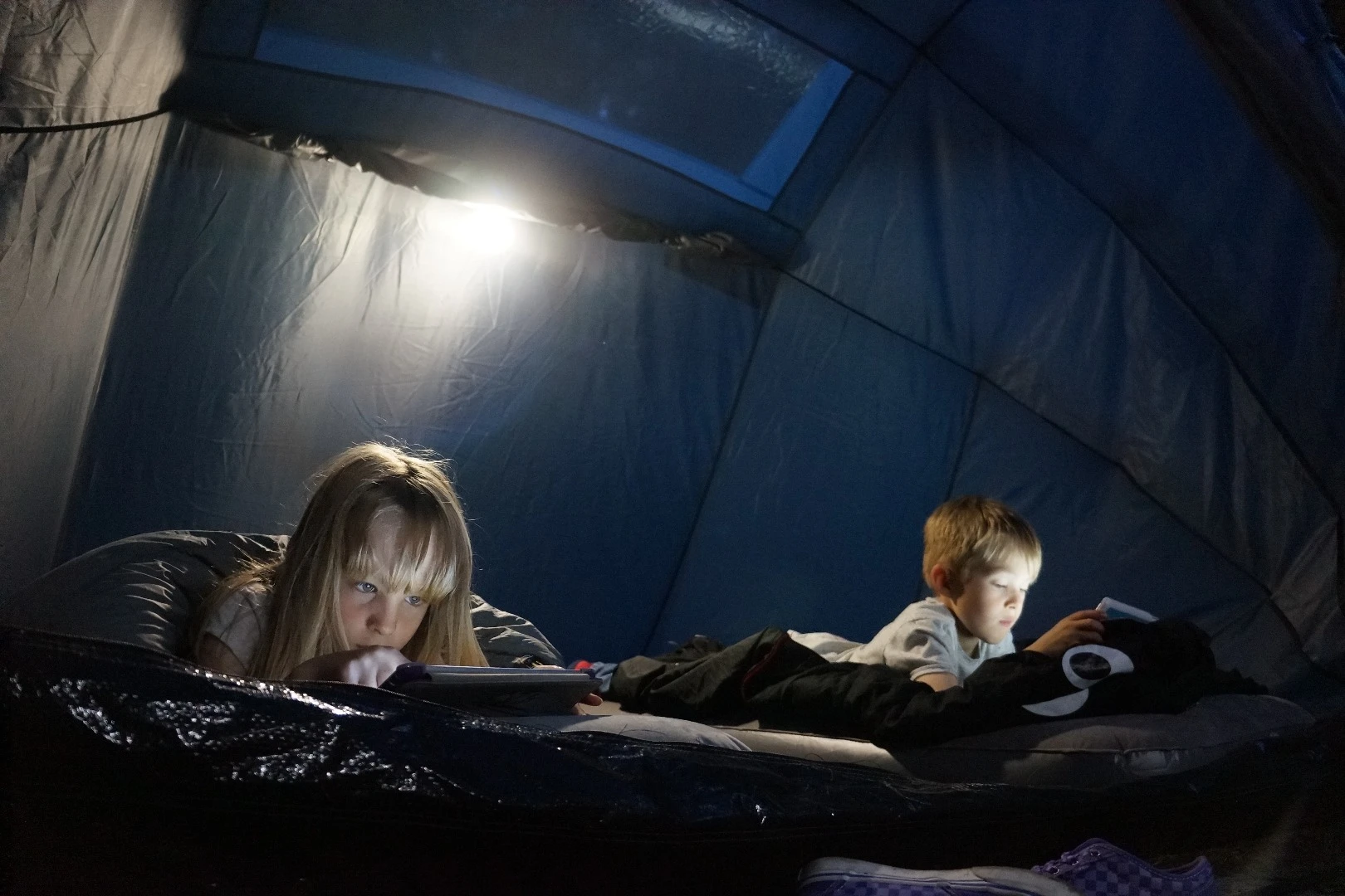 When used with a camper van, the SheltaPod expands available sleeping space