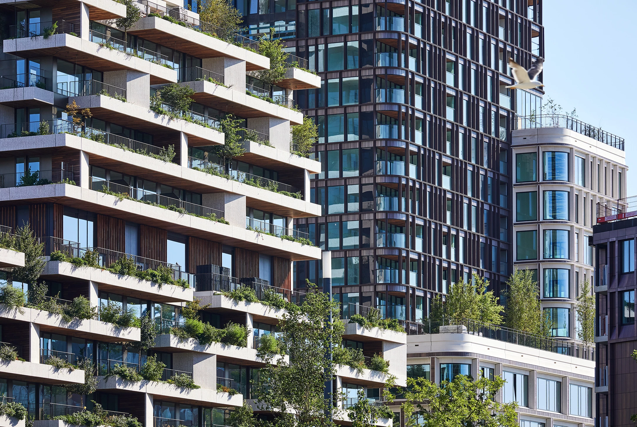 The Wonderwoods Vertical Forest's exterior is enlivened with 360 trees and 50,000 plants