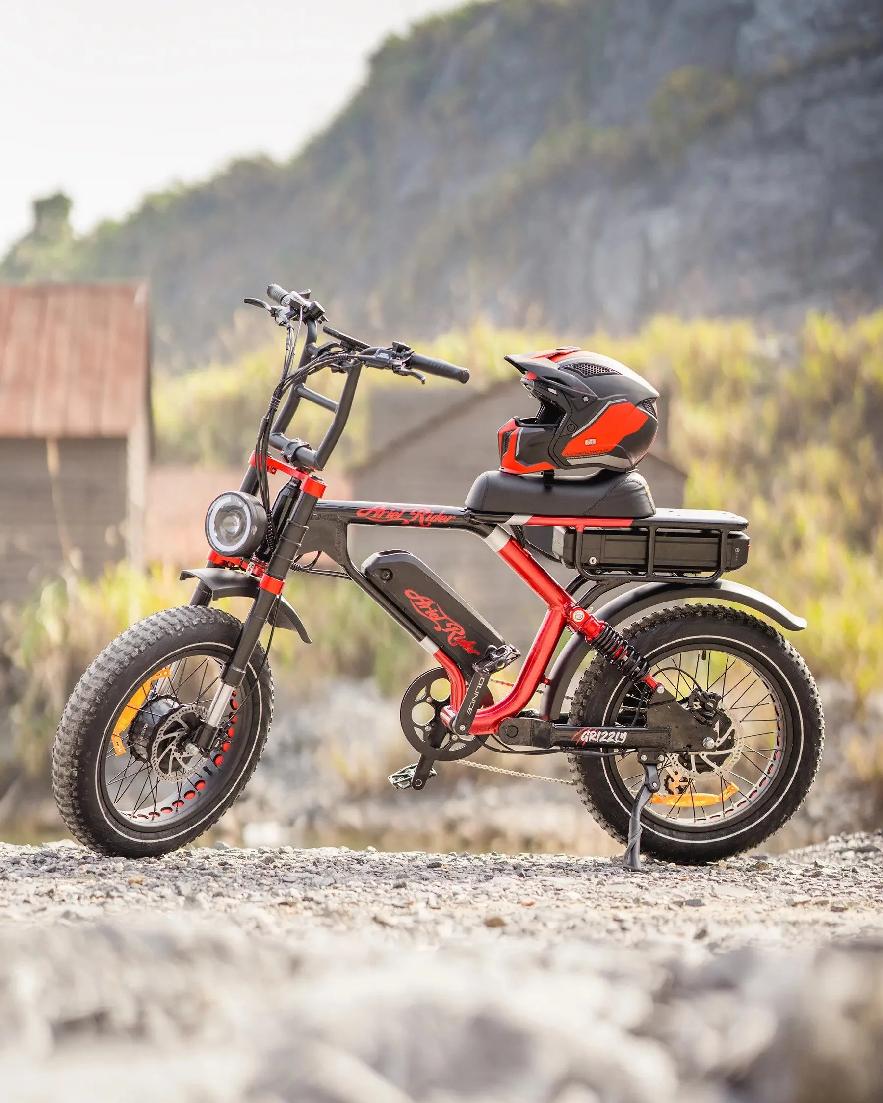Arielrider's dual-motor, dual-battery Grizzly ebike