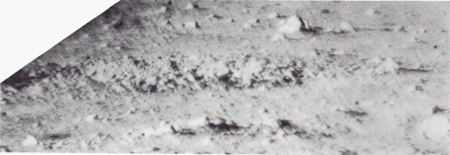 Rubble seen from Surveyor I