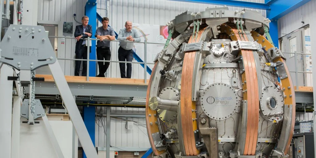 UK company Tokamak Energy's experimental tokamak nuclear reactor