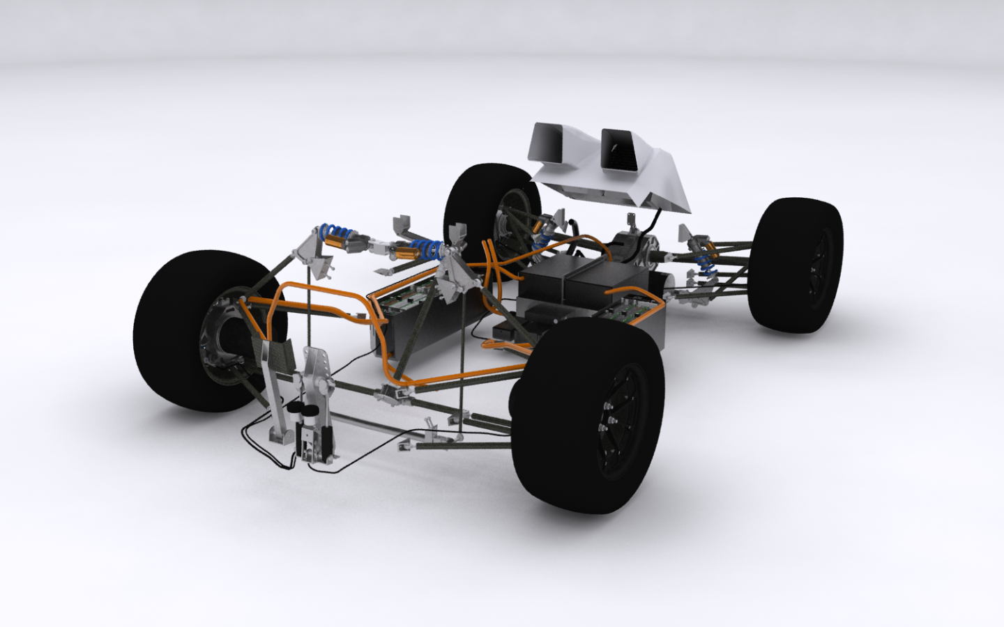 The DUT12 uses four motors and side-mounted lithium-polymer batteries