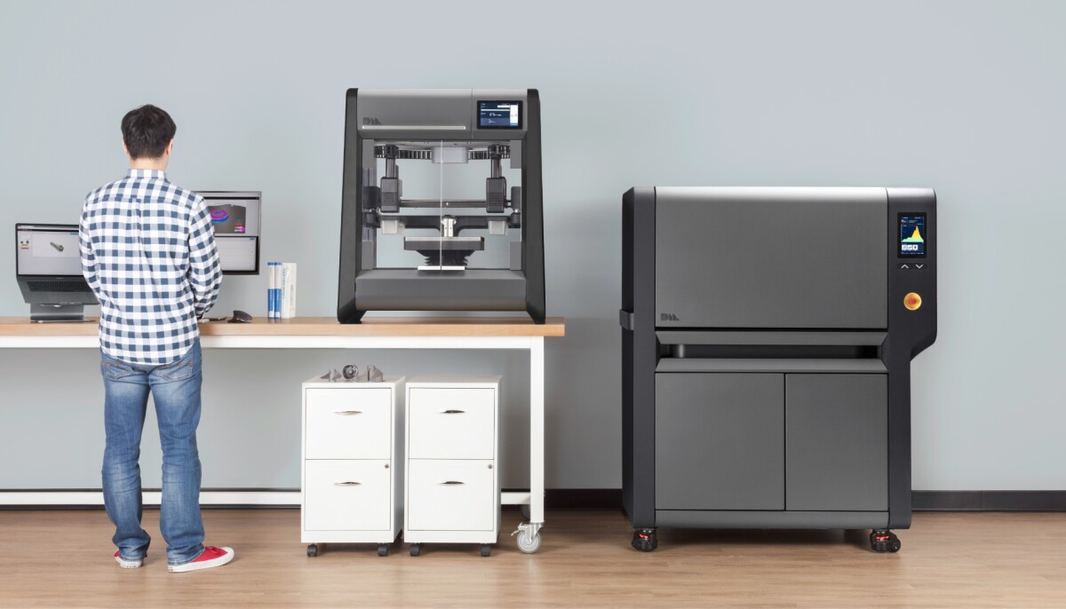 Desktop Metal Studio system: massively more affordable, office-safe and practical than an equivalent laser system