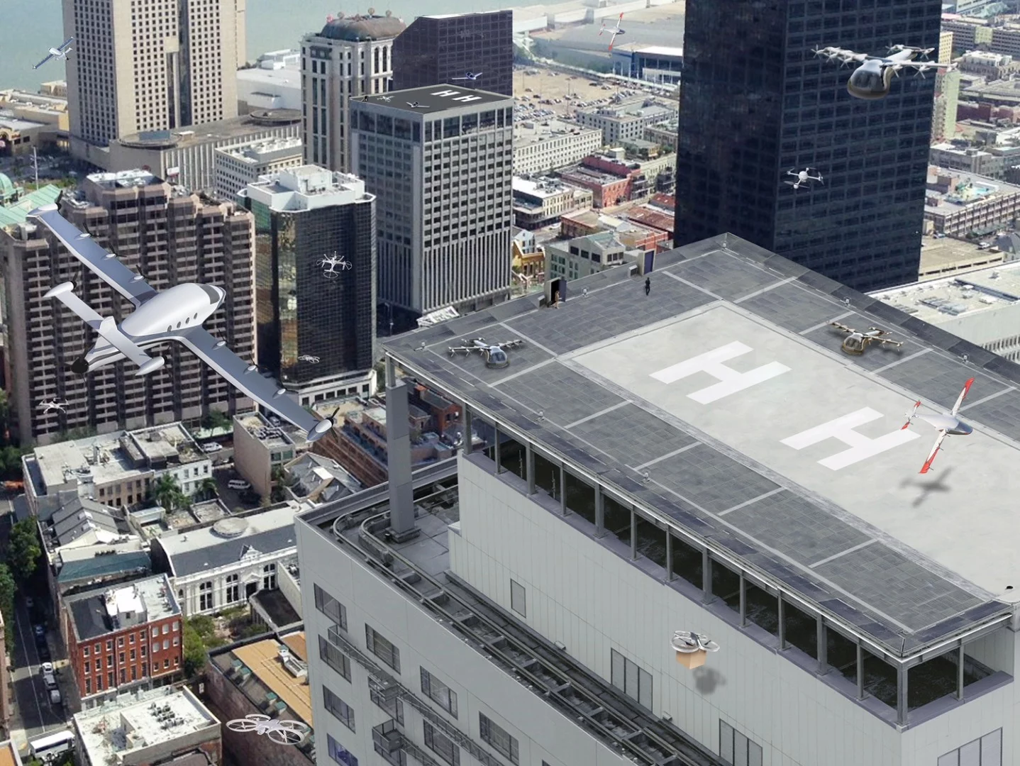 Not be held down by its continuing troubles here on solid ground, Uber is pushing ahead with its flying taxi ambitions