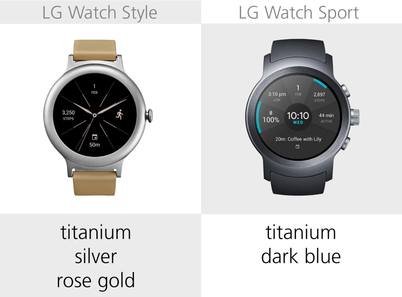 Color options