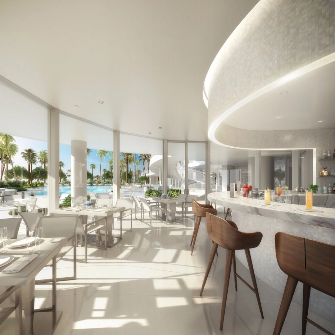 The Jade Signature will have a bar and grill offering pool, beach and residence service