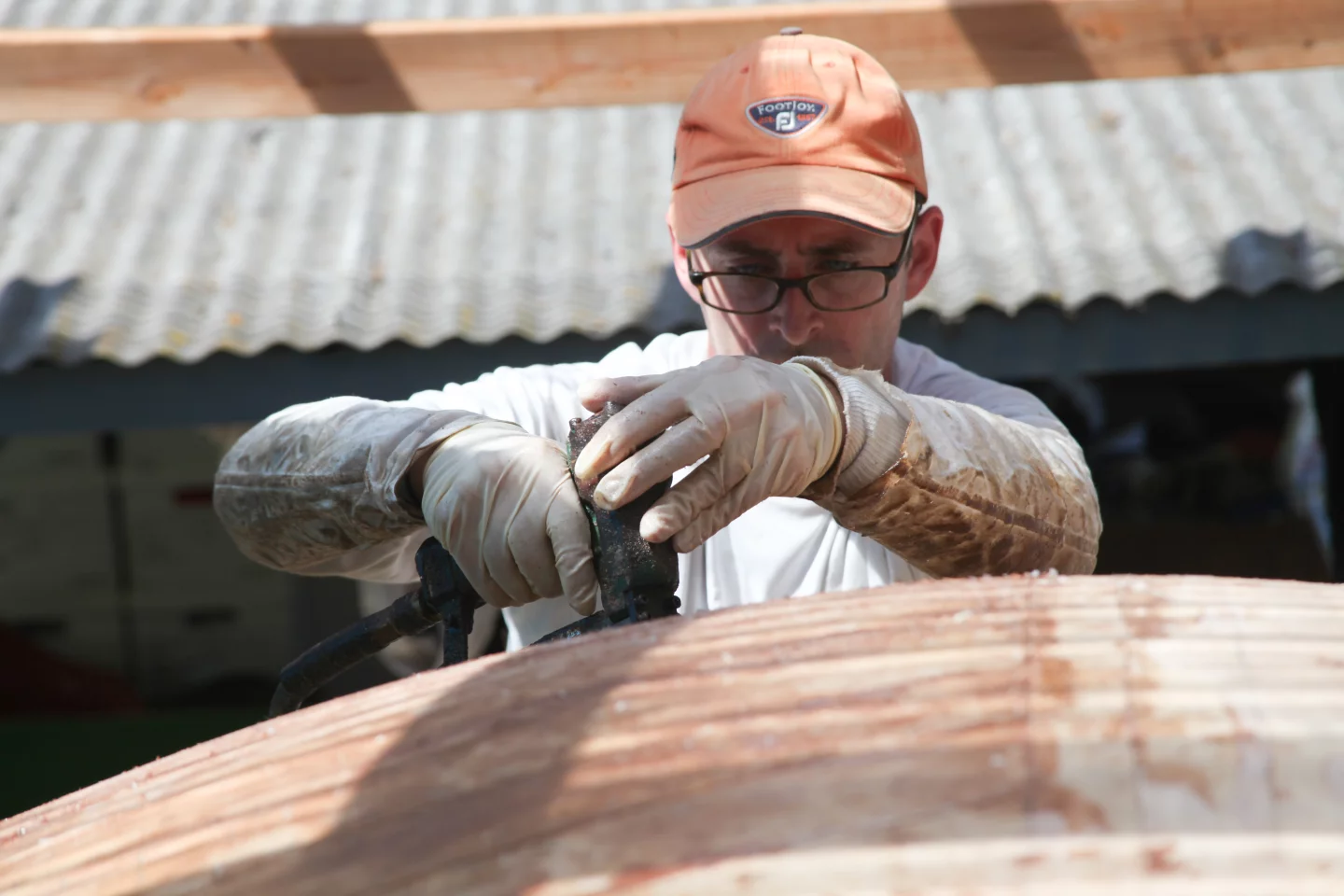 Robinson performed all the work himself (Photo: Chris Robinson)