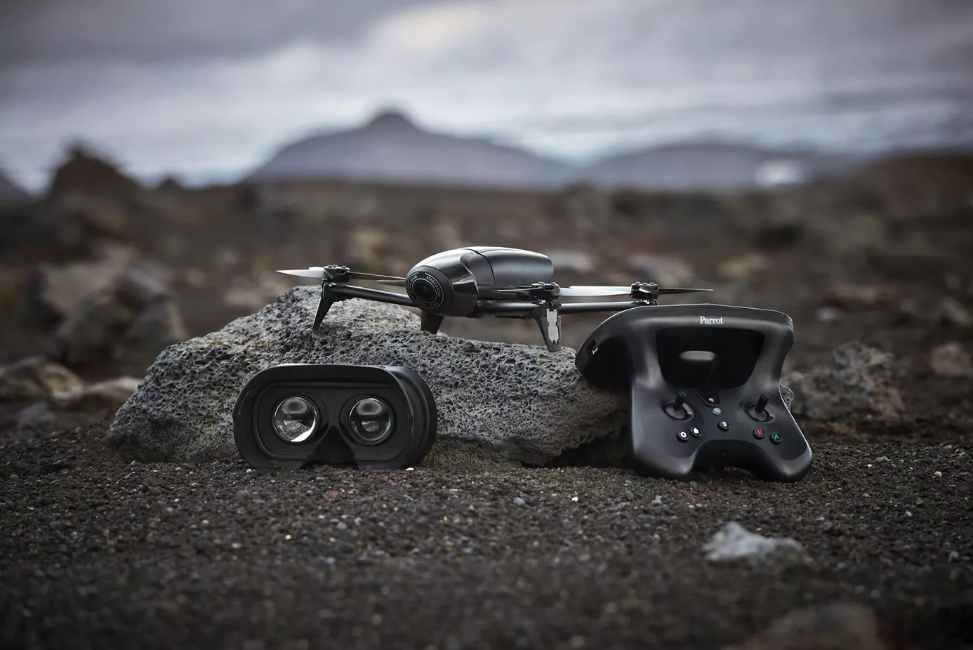 Parrot's Bebop 2 Power camera drone comes with two high capacity batteries, a Wi-Fi controller and a pair of VR goggles