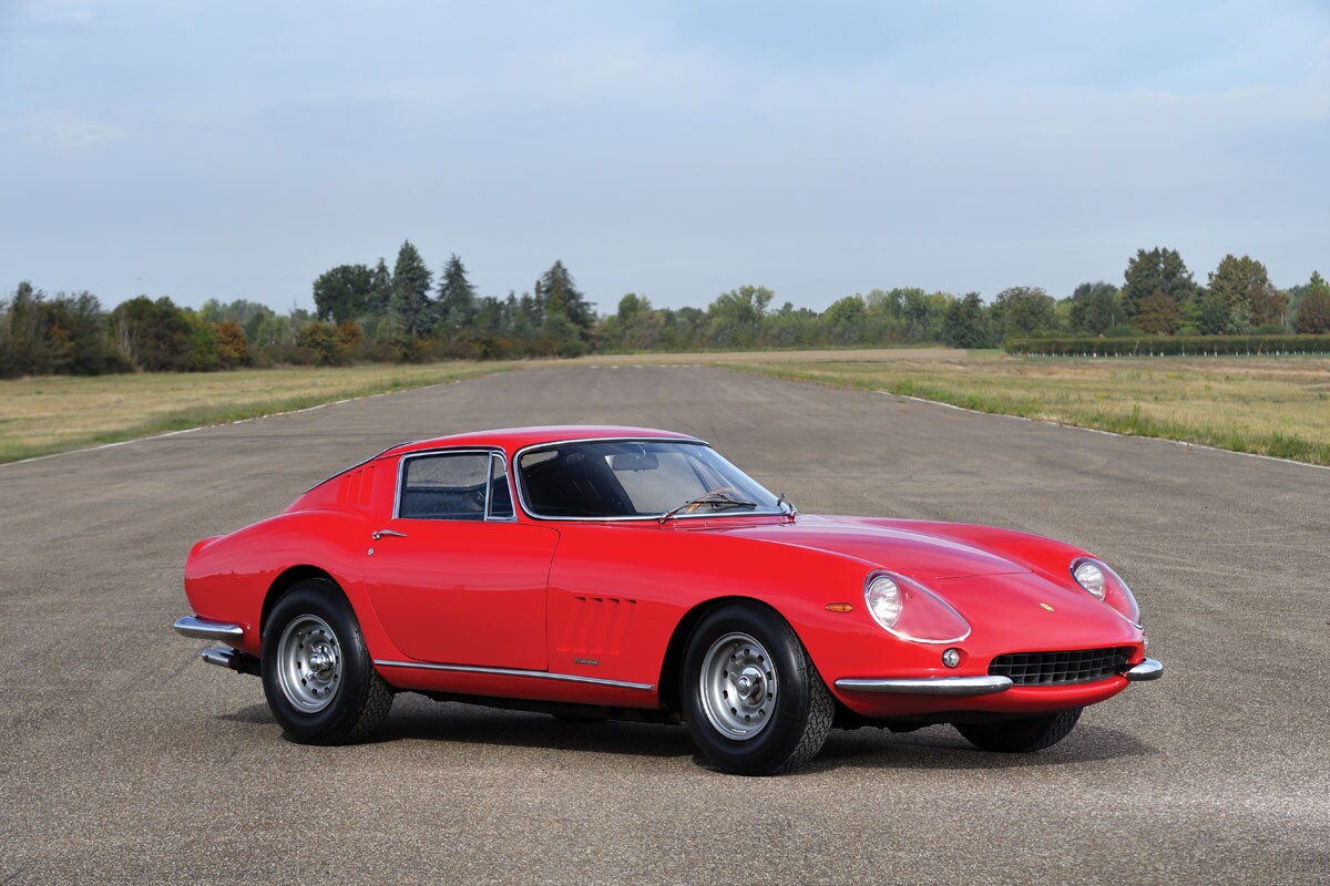 The top seller of the auction was this 1966 Ferrari 275 GTB/6C Alloy, the first of just seven built, which sold for €3,416,000 ( $3,623,011)
