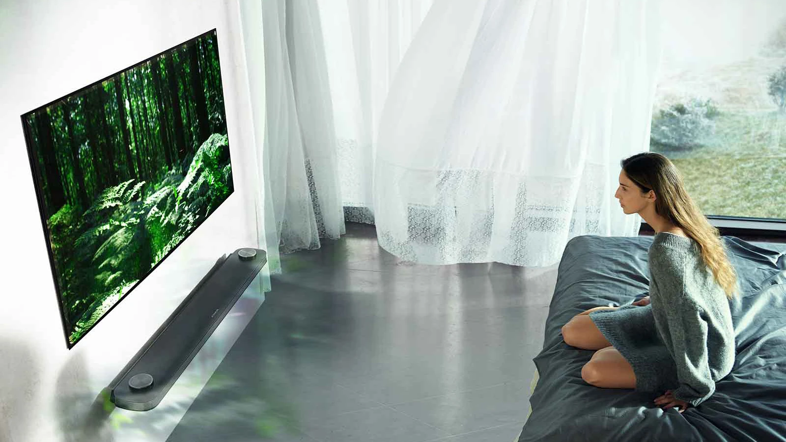 LG's "Picture-on-Wall" OLED TV W comes in 77- and 65-in screen sizes