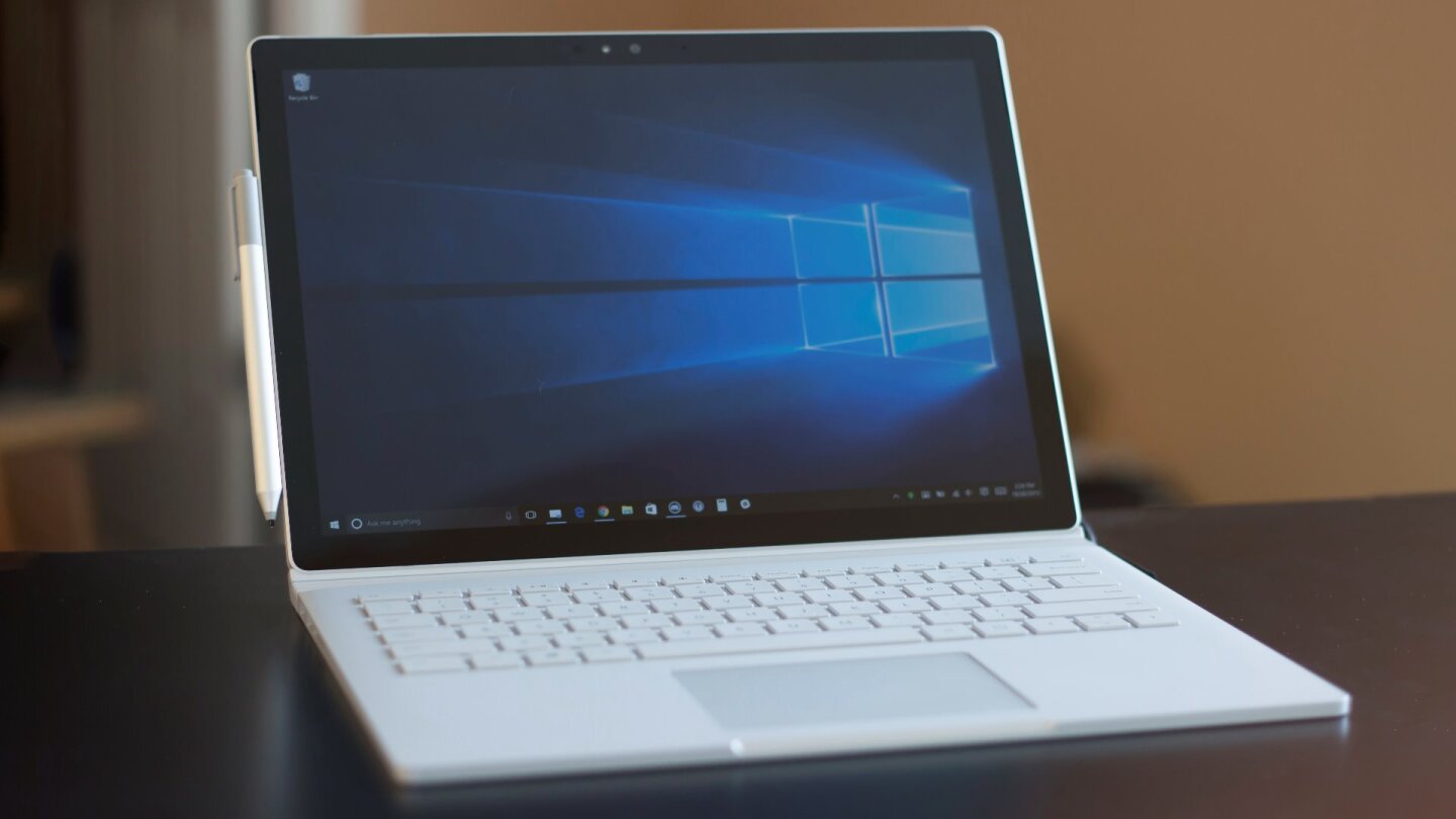 The Windows 10-running Surface Book