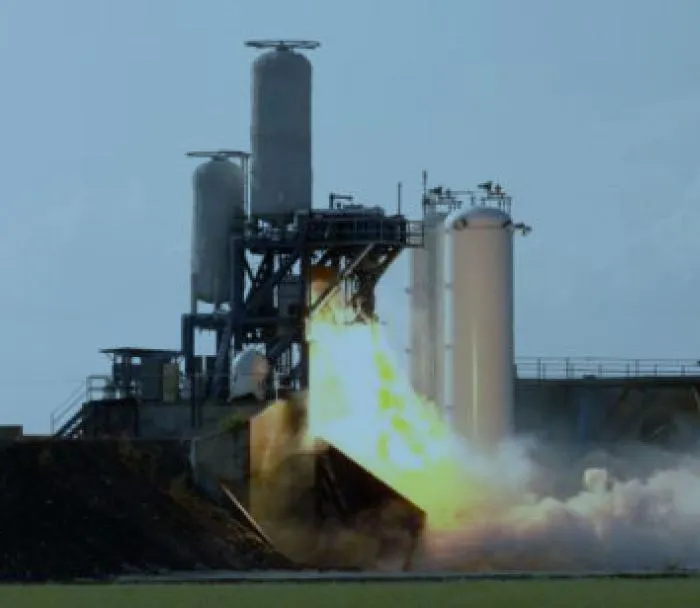 SpaceX's rocket development facility in McGregor, Texas