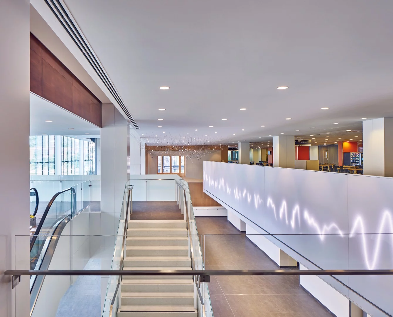 The inside of Canada's Centre Hospitalier de l'Université de Montréal took out the Health and Education category at the 2017 Inside Awards. By CannonDesign and NEUF architects