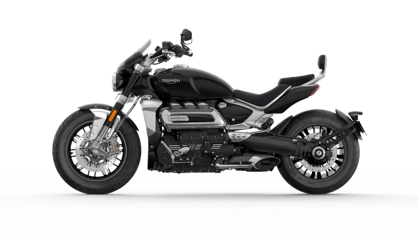 The 2020 Triumph Rocket 3 GT in Phantom Black
