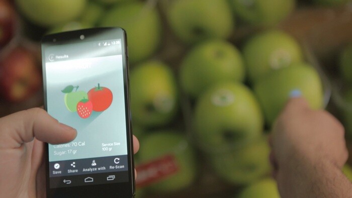 The SciO food app