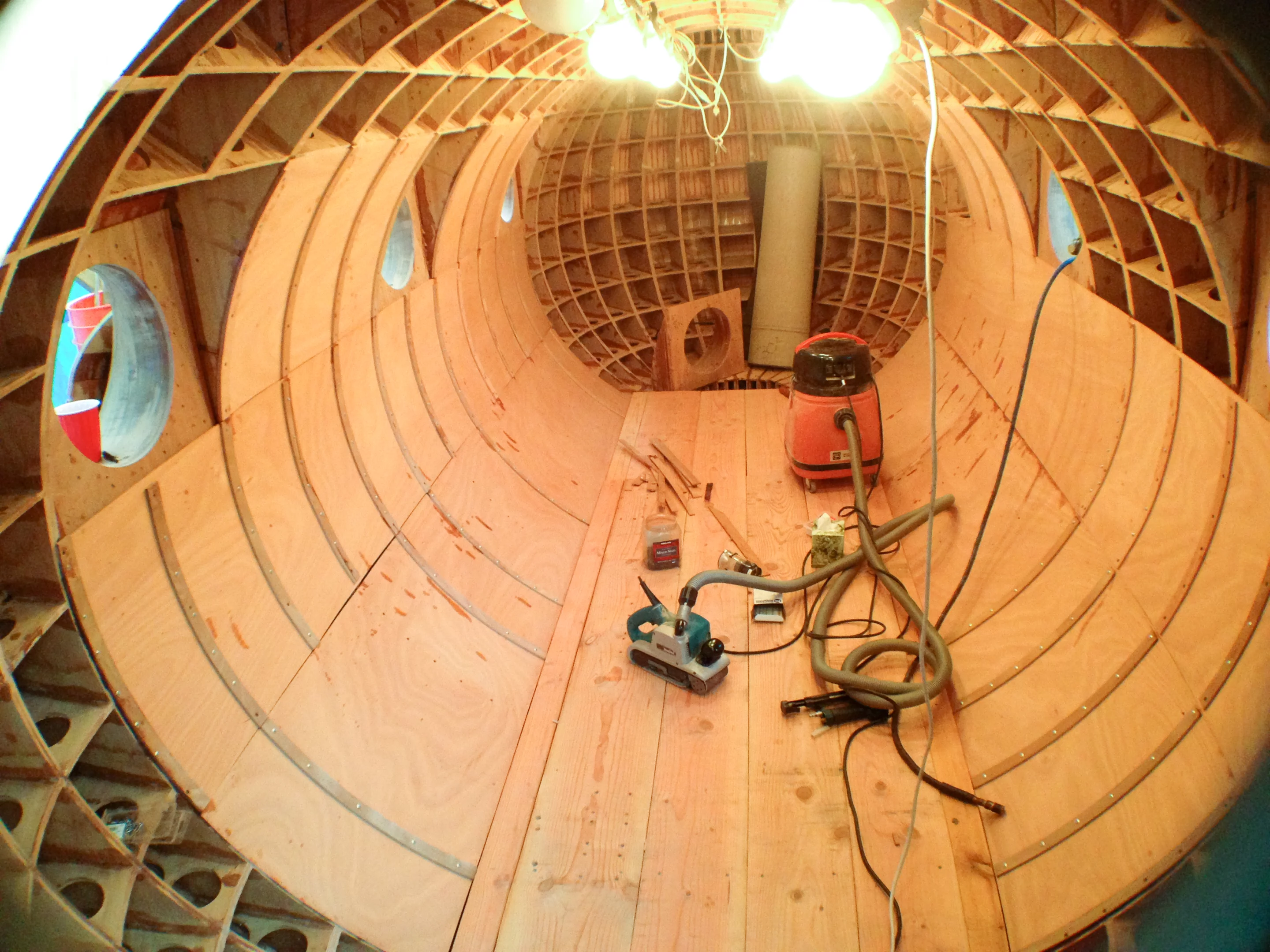 The basic interior shell (Photo: Chris Robinson)