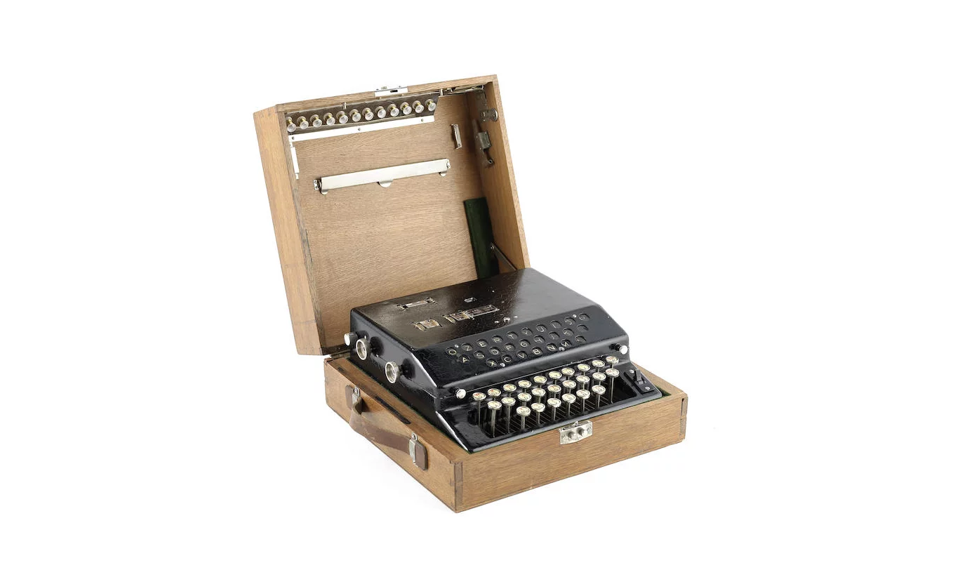 A rare Hagelin B-21 electromechanical cipher machine, Swedish, after 1932