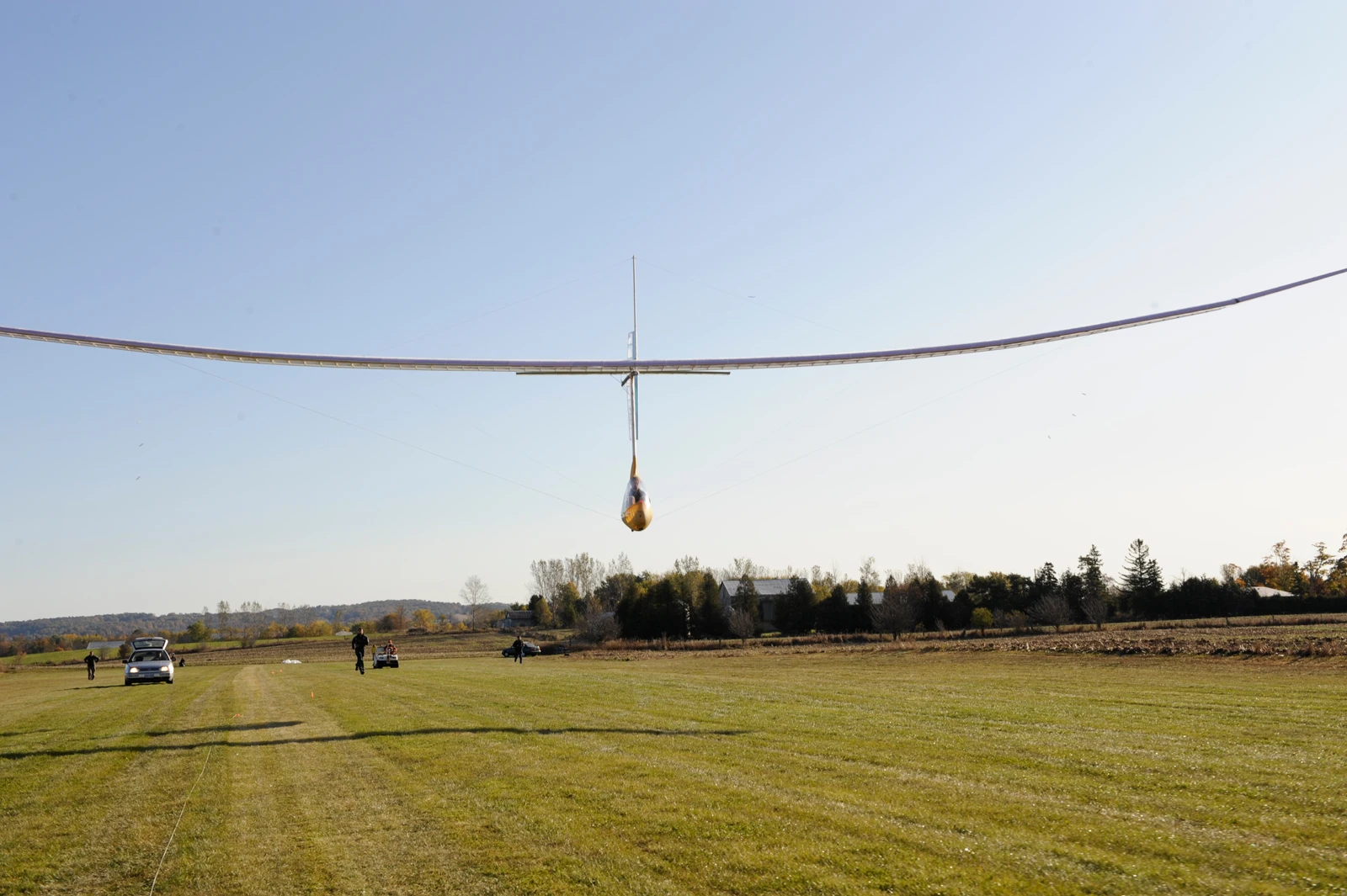 The Snowbird on its record-breaking flight