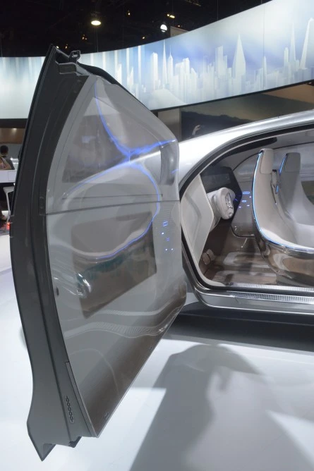 Six high-resolution displays give occupants a means of passing the time (Photo: C.C. Weiss/Gizmag.com)