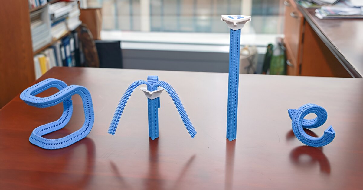 The Y-zipper locks into rigid forms when zipped up, but becomes soft and flexible when unzipped