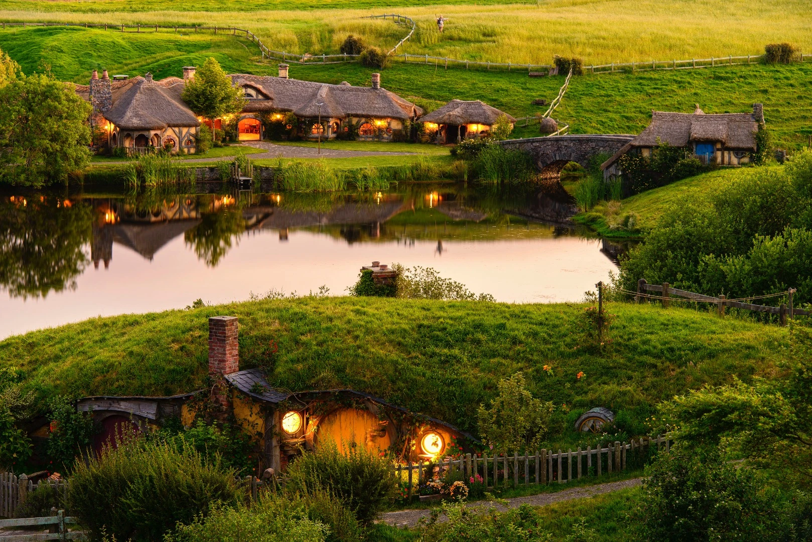 When Peter Jackson spotted the Alexander Farm during an aerial search of the North Island, New Zealand, he knew he'd found the perfect location to bring The Lord Of The Rings to life
