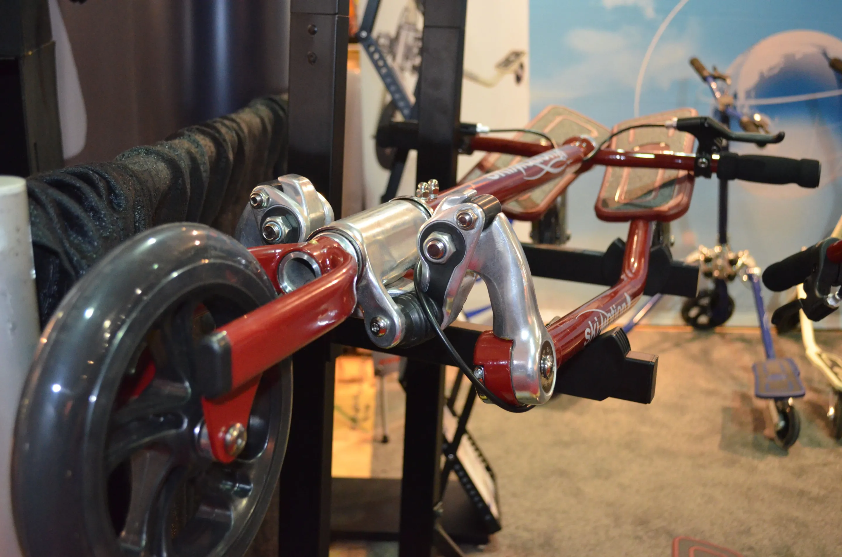 The SkiMotion comes in adult and child sizes