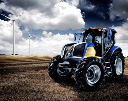 New Holland's prototype NH2 hydrogen powered tractor