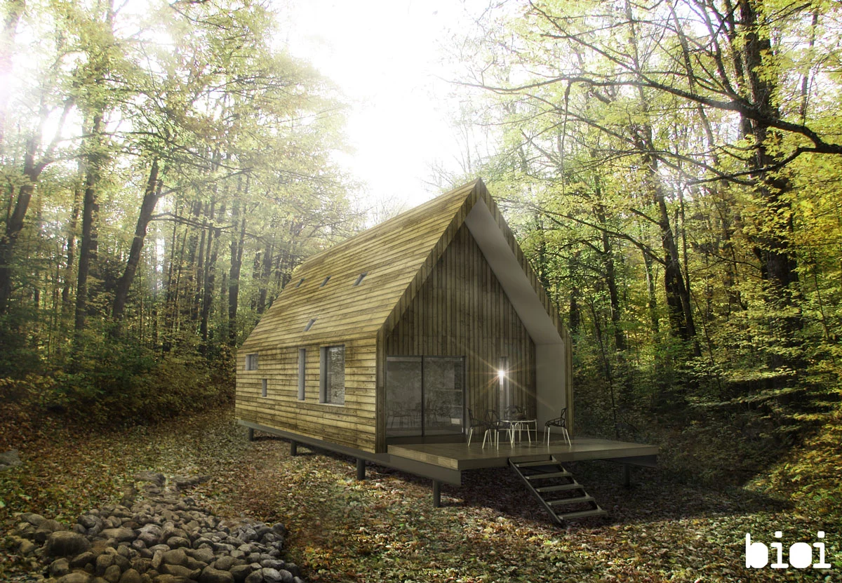 Warburg house design by Canadian architects Bioi