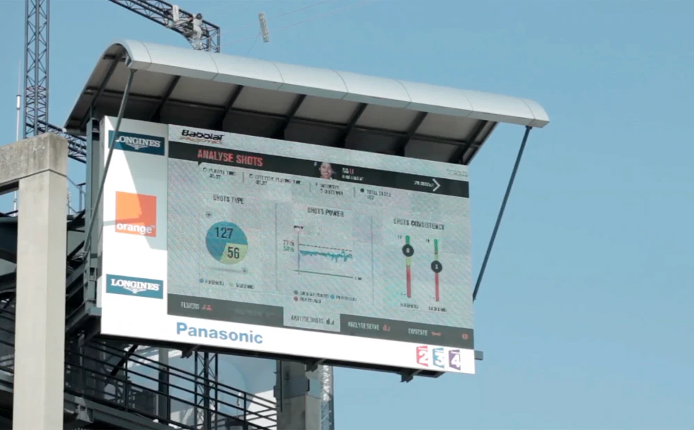 The Babolat Play & Connect racquet will help tennis players access information about their game, from strokes they've played, to ball spin, power during play and service speed