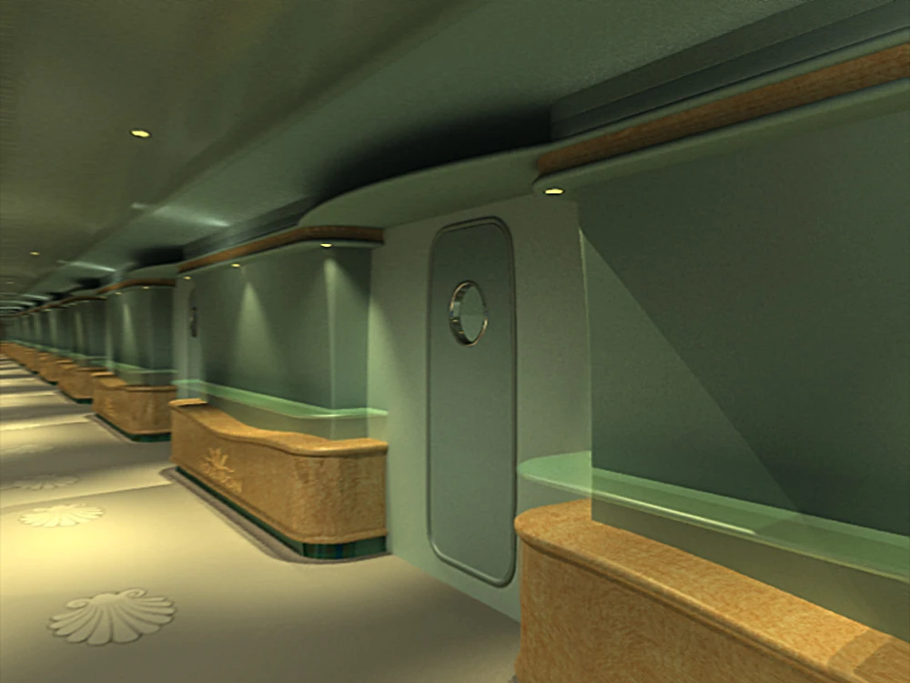 The resort will offer all the amenities of conventional hotels, such as spa, golf course, and diving center