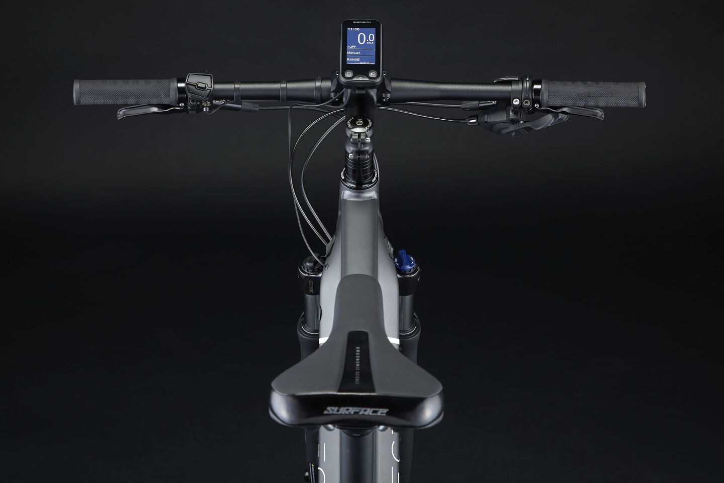 A Shimano color display provides ride info, and enables the three pedal-assist modes on offer