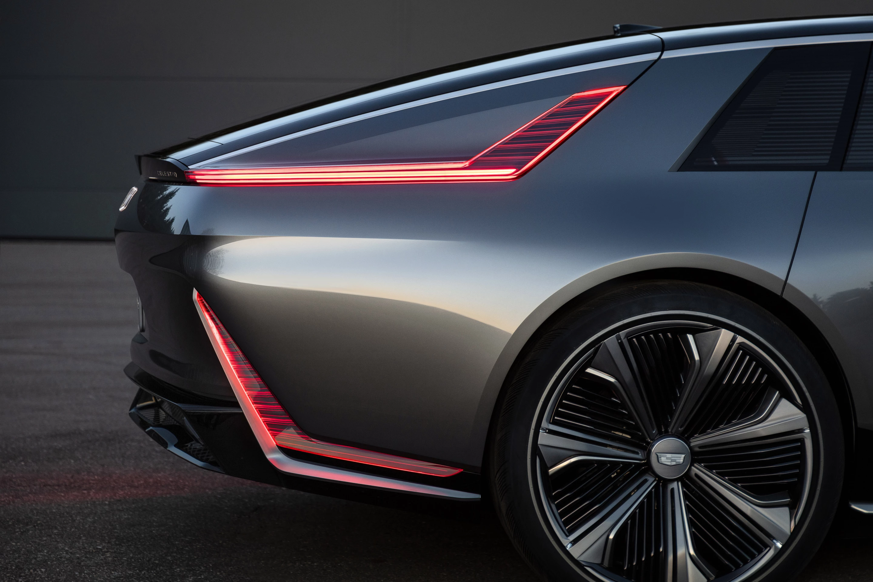 Cadillac gives the Celestiq dramatic taillight blades