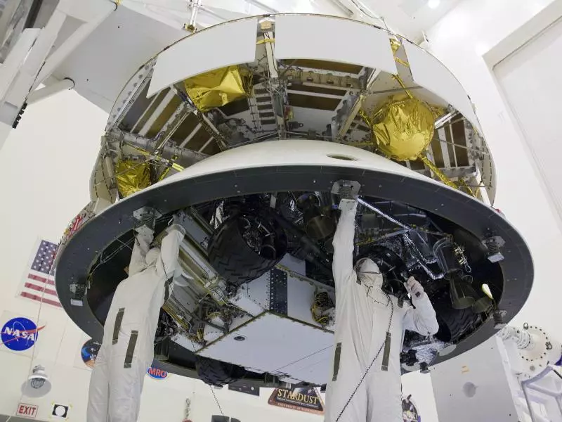 Curiosity capsule(Image: NASA/Glenn Benson)