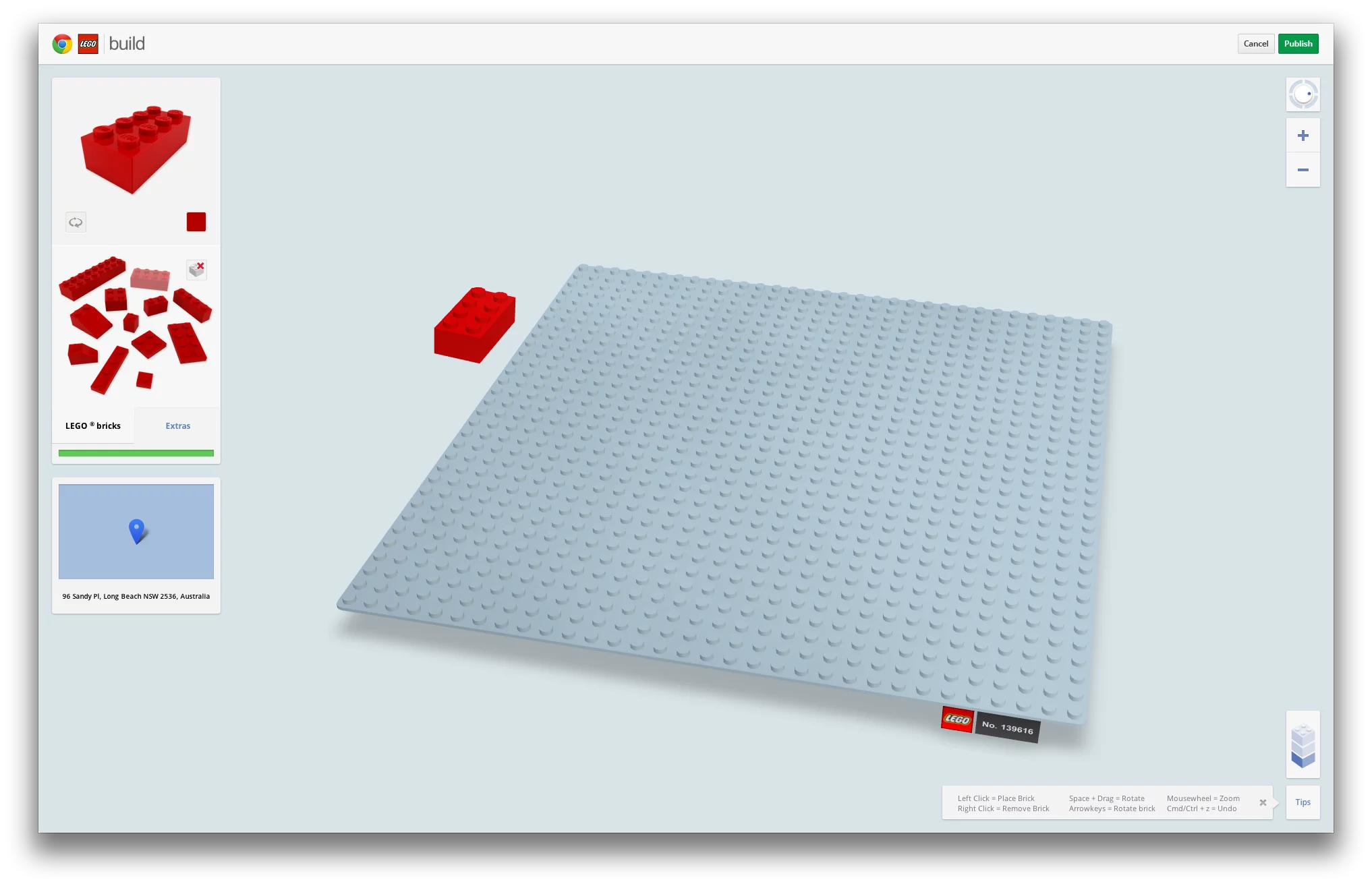 Build with Chrome proves simple enough to use, especially to anyone with experience of Google's 3D modeling tool, SketchUp