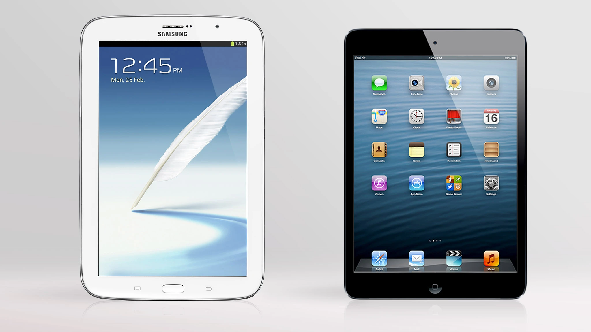 We compare the specs - and other features - of the Samsung Galaxy Note 8.0 and Apple iPad mini