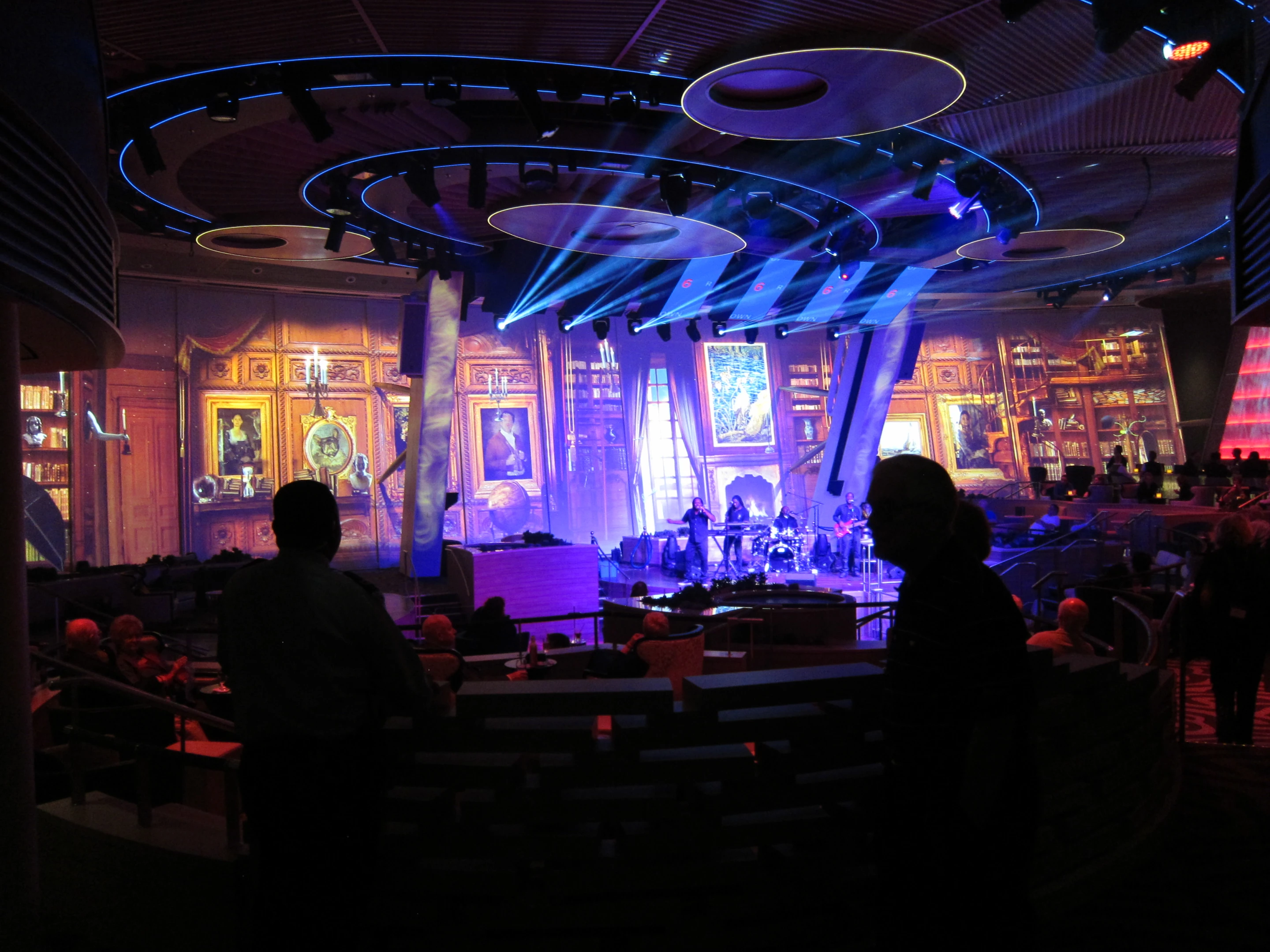 Two70 showing projected backdrops