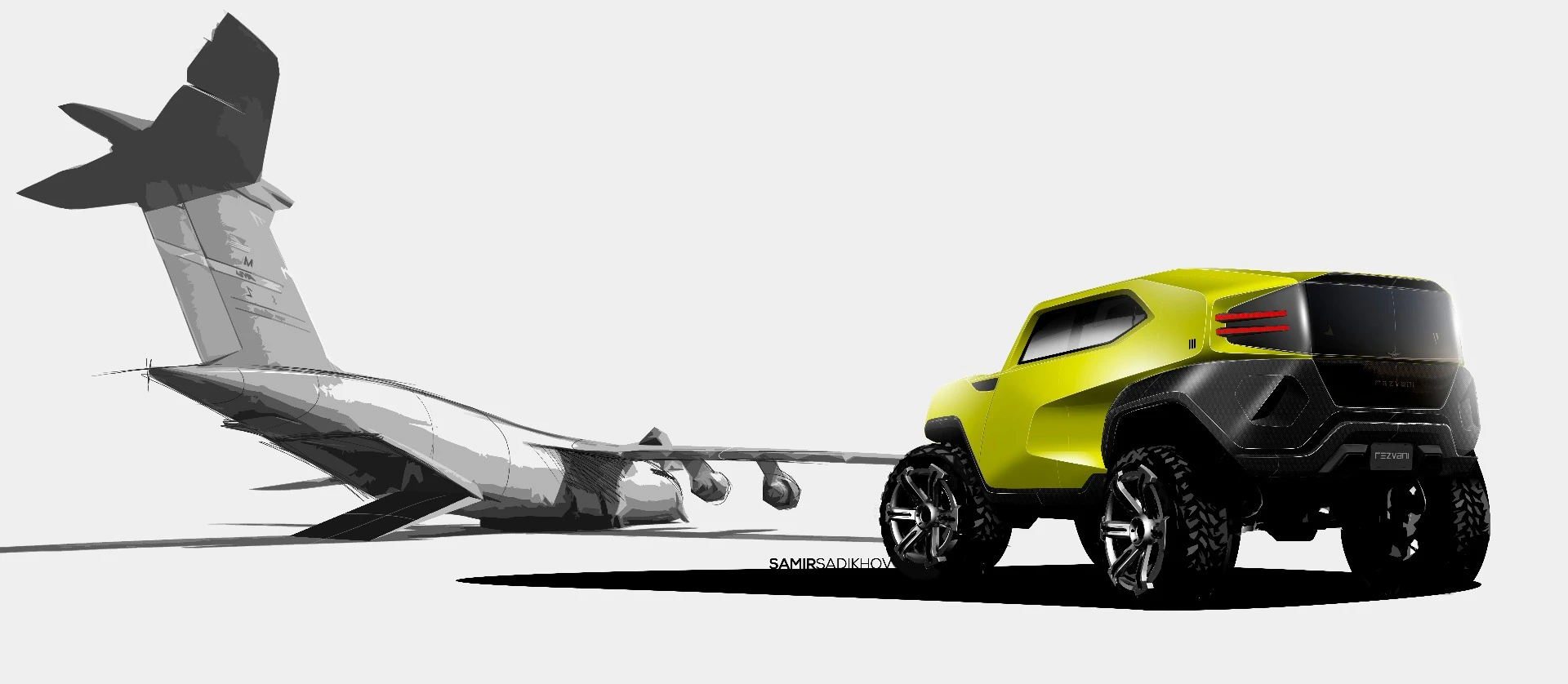 Rezvani Tank sketch