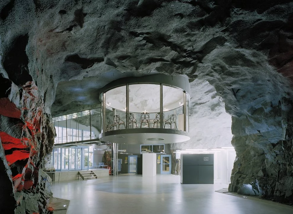 HQ for the Swedish internet server provider, Bahnhof (Image from Bahnhof)