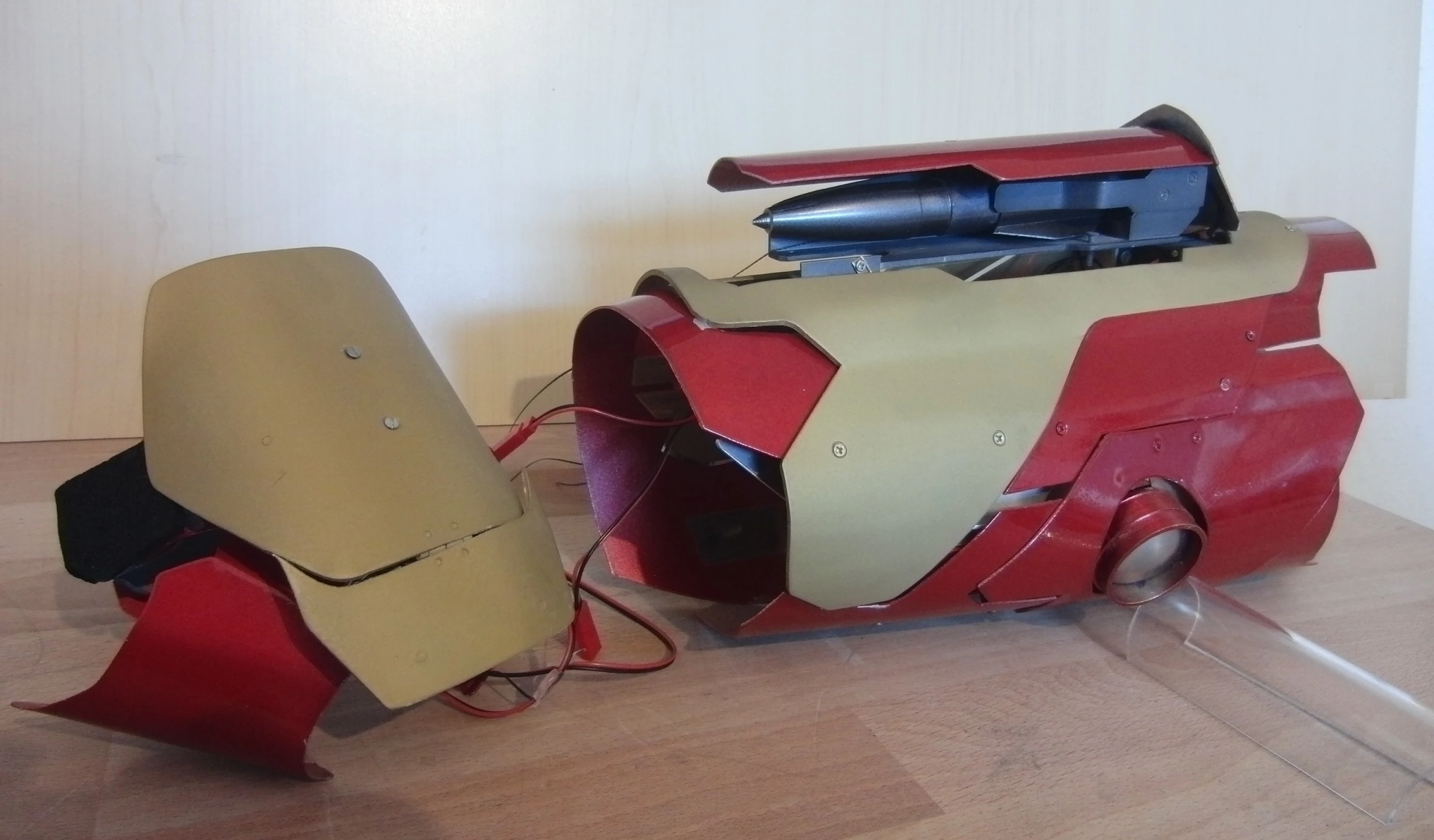 Iron Man Micro Rockets DIY Iron Man gauntlet launches actual rockets