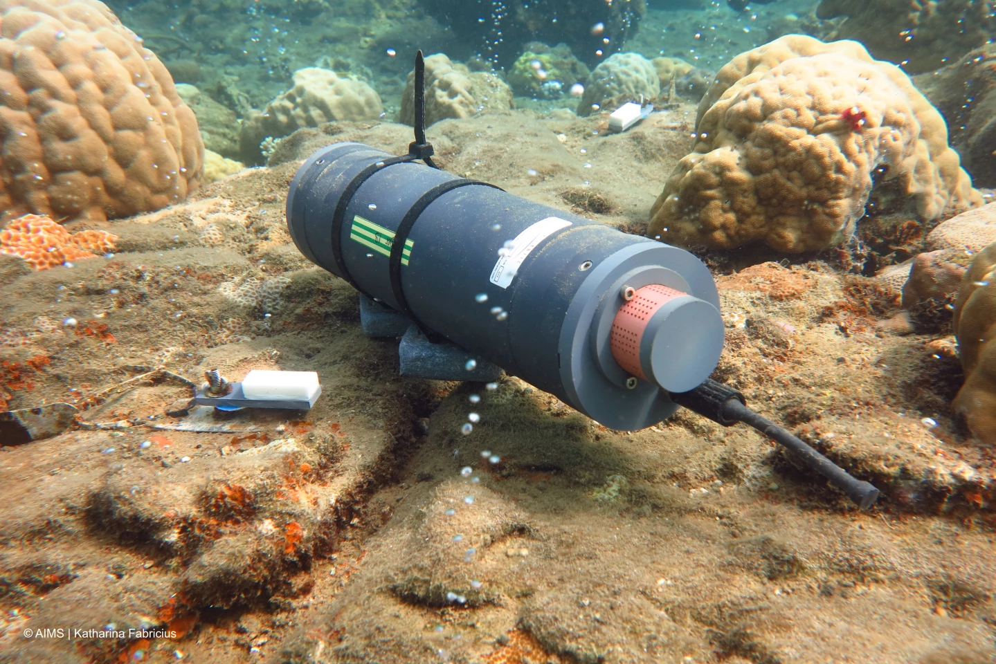 Instrument used around volcanic seeps to measure pH