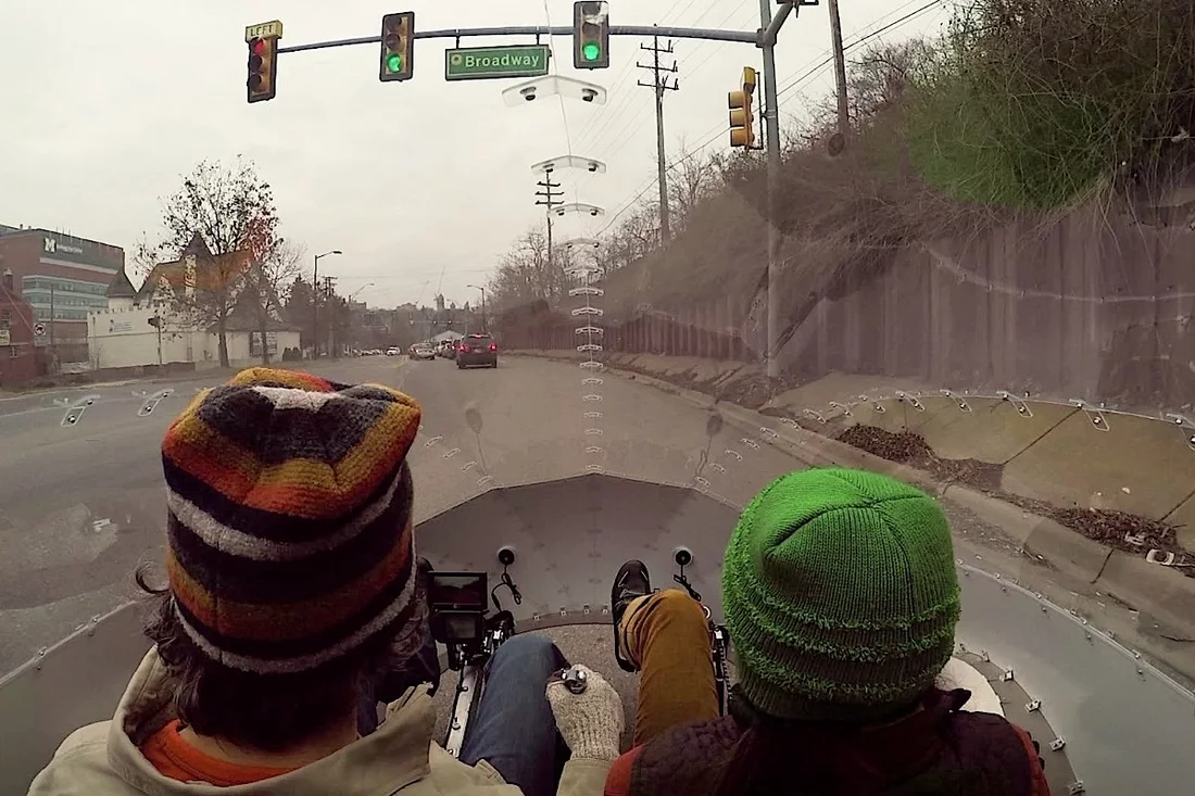 The Zeppelin model can be powered by the tandem riders or assisted with the electric motor