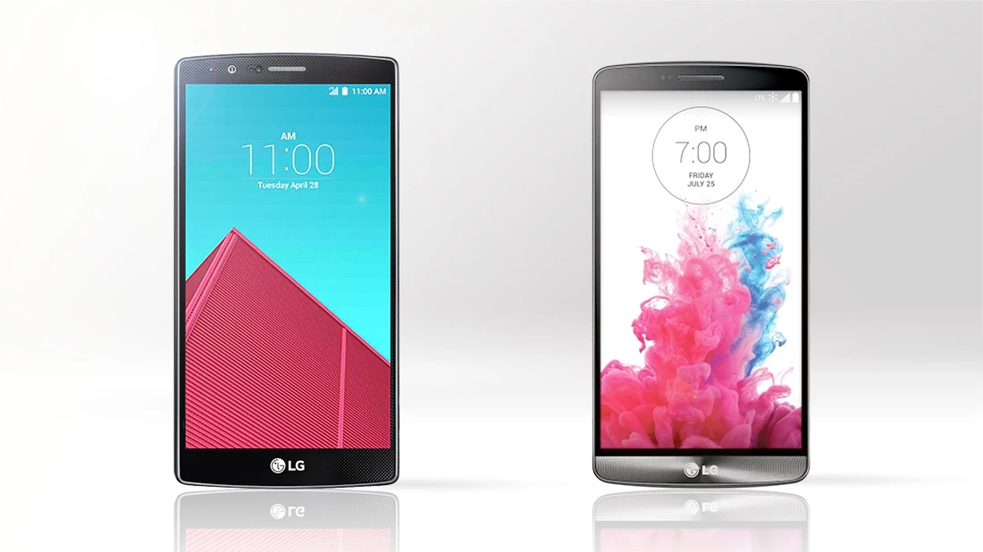Gizmag compares the features and specs of the new LG G4 (left) and last year's LG G3