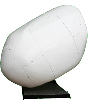 The OVO-4 is a full-motion, fully-enclosed light aircraft flight simulator, that can be yours for just under $60,000 (Photo: VirtualFly)