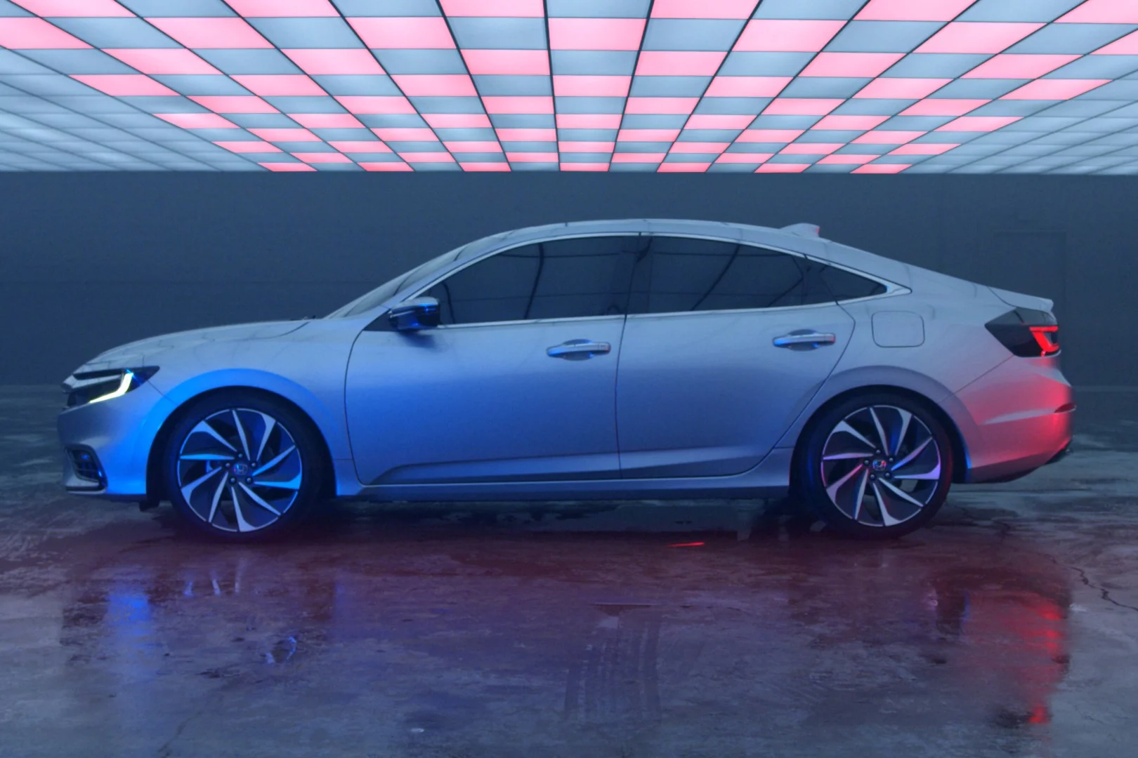 Powering the new Insight will be the latest generation of Honda’s two-motor hybrid system. Honda expects that this system will receive higher than 50 mpg in combined fuel economy