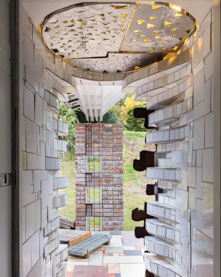 The Up-Cycle House's amazing entrance