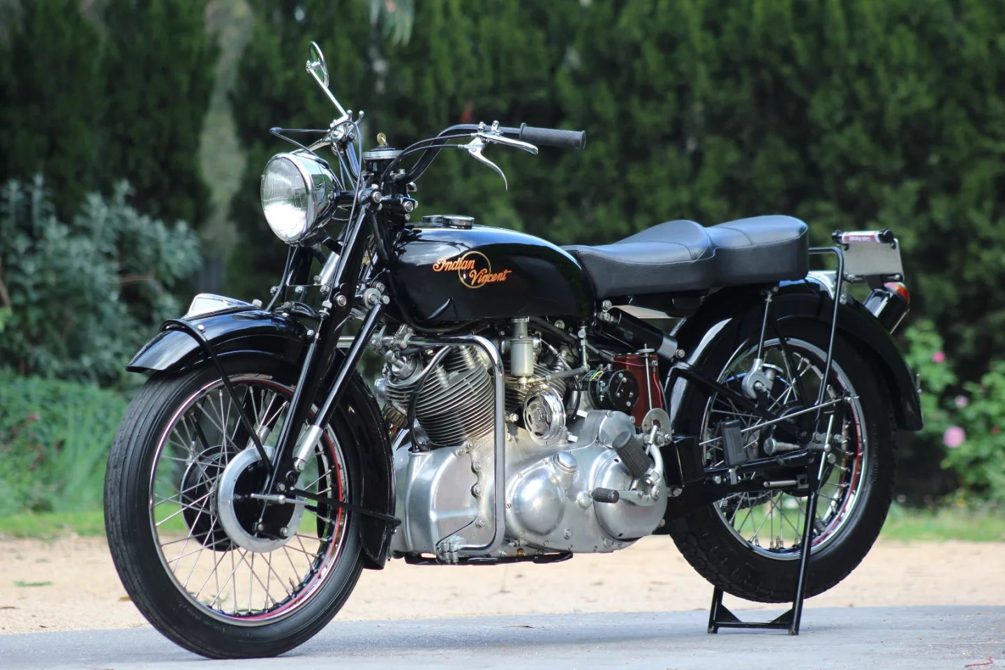There are more Vincents in our top 250 motorcycles ever sold at auction than any other marque. Indian ranks fourth behind Harley-Davidson and Brough Superior. There were however, two Indian Vincents created when a joint-venture was planned in 1948. This is one of them and it is potentially one of the most valuable motorcycles on the planet.