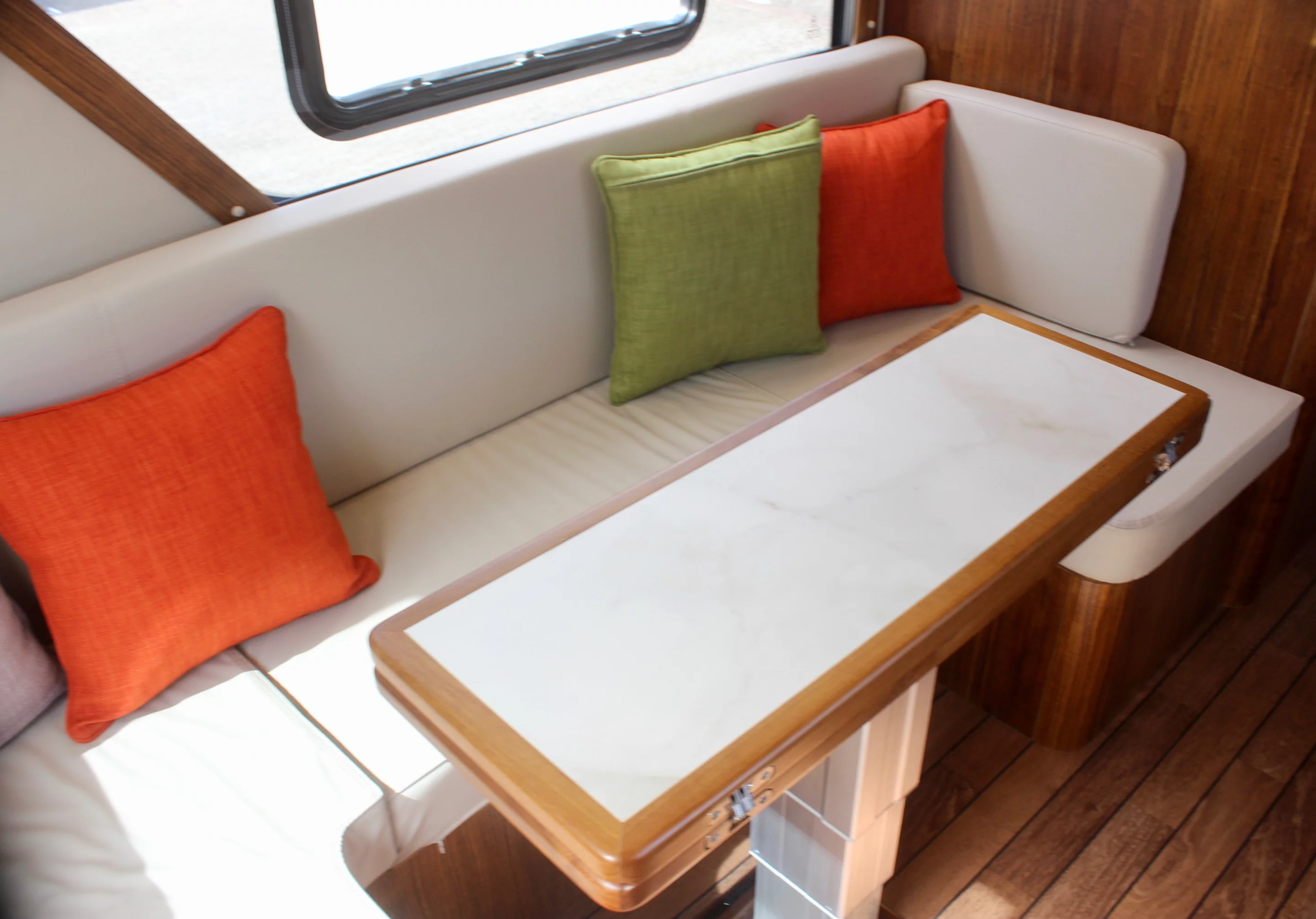 Aft sofa lounge/sleeping area