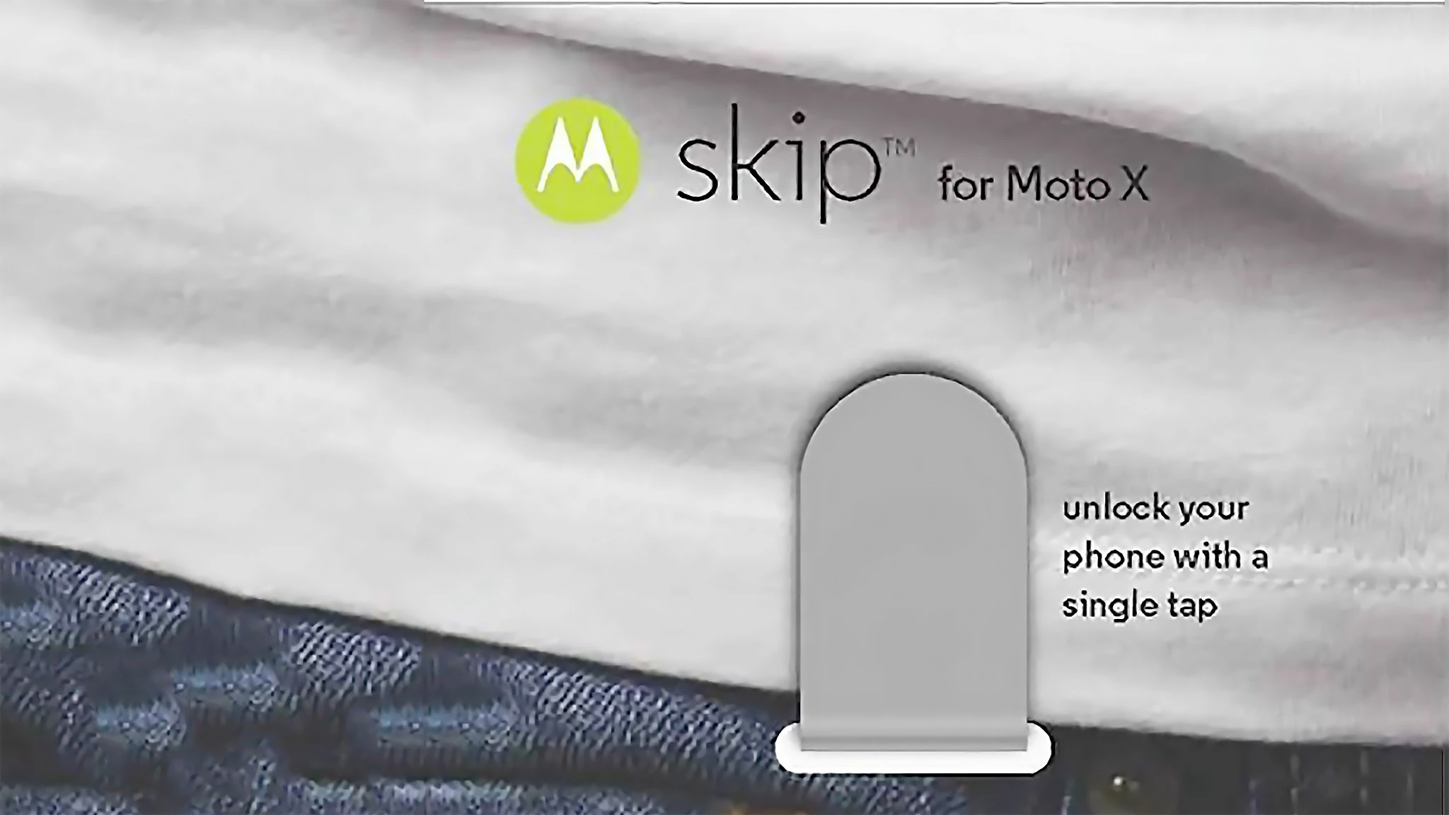 The Moto Skip, assuming it reappears on Motorola's website, will let you unlock your Moto X with a simple tap